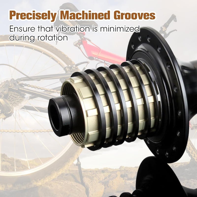 OMASUNB 7PC Bike Hub Spacer Washer Set for MTB & Road Bikes, 7-11S Bicycle Cassette Spacer, Aluminum MTB Flywheel Cassette Spacer with Various Sizes (1/1.5/2/1.85/2.18/2.35mm) - Image 4